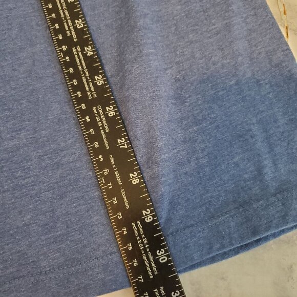 Old Navy Tshirt Men's Superman Shield Graphic Tee XXL Royal Heather Blue - Picture 4 of 8